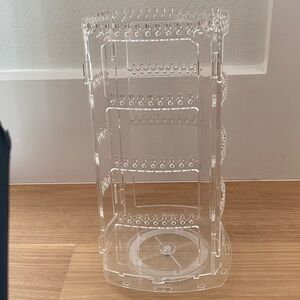 Clear Rotating earring Organizer
